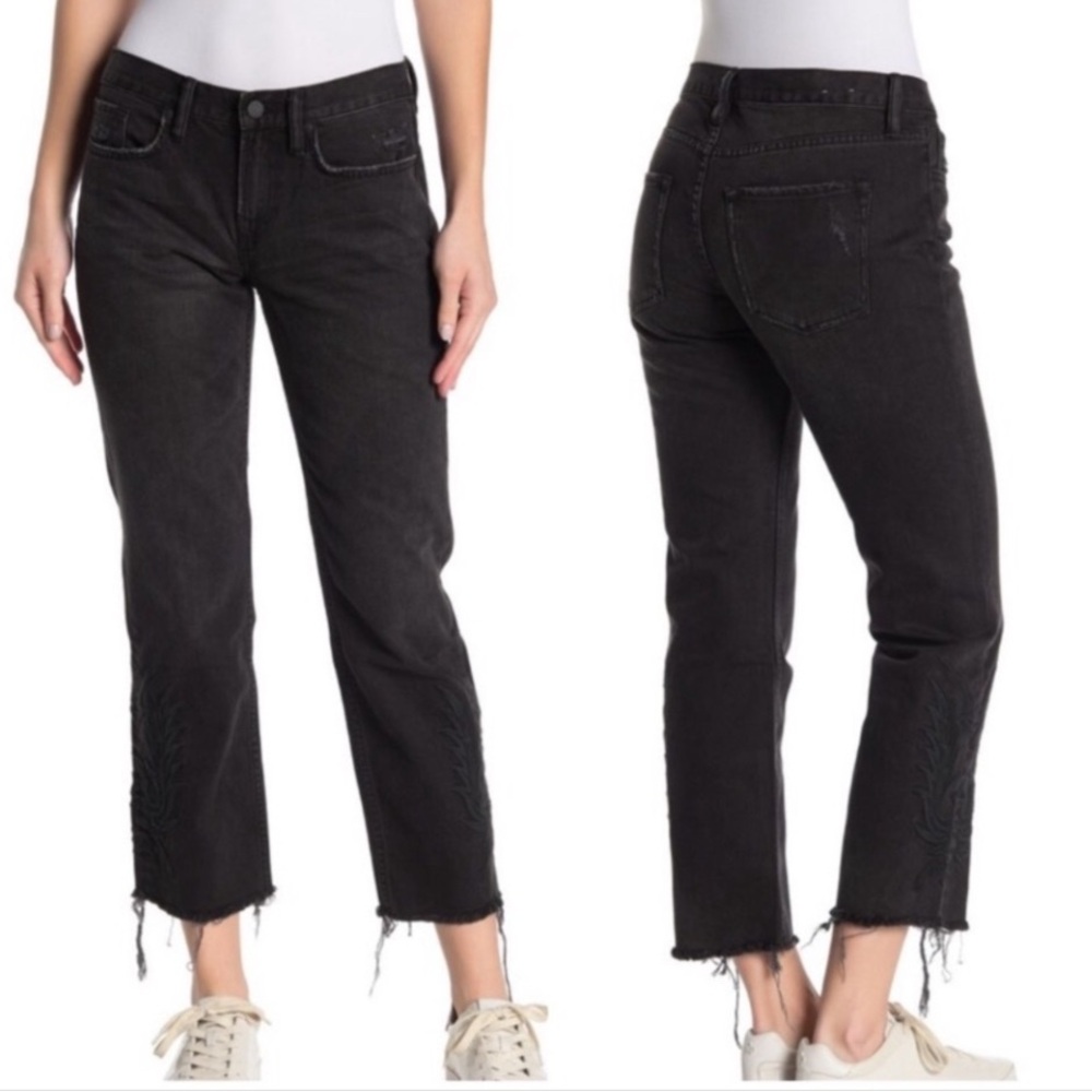 ALL SAINTS WOMEN’S BLACK PHILLY JEANS SIZE 28